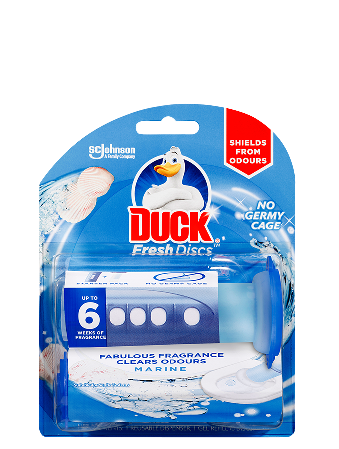 Pack of 6 Toilet Duck 5-in-1 Fresh Discs